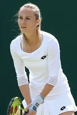 Magdaléna Rybáriková ve Wimbledonu 2016