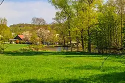 rybník Rohlíček u osady Ledec