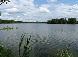 Pohled k západní straně rybníka