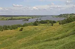 Řeka v Rjazaňské oblasti