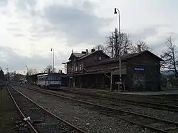 Motorový vůz 810 v Rýmařově