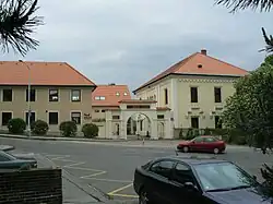 Pohled na usedlost Ryšánka od hlavní brány