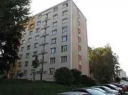 Panelák nejstarší části sídliště