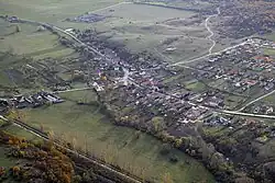 Letecký pohled na Sóly