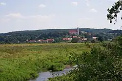 Vesnice Słup v gmině Męcinka