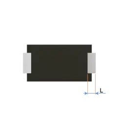 Okótovaný půdorys ze spodní strany pouzdra SMAF.