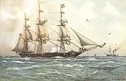 Pruská plachetní korveta SMS Amazone