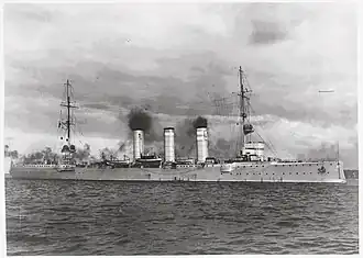 SMS Mainz v roce 1910