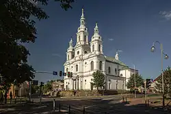 Novobarokní kostel svatého Lamberta