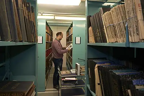 Knihovna SOA v Praze.