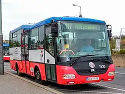 SOR CN 8,5 v Praze na lince č. 117