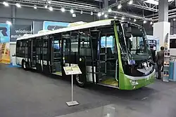 SOR EBN 11 na veletrhu TransExpo v roce 2014 v polském městě Kielce