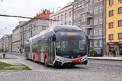 Pražský trolejbus SOR TNS 18