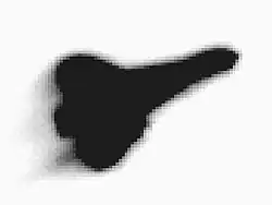 Snímek raketoplánu při návratu atmosférou