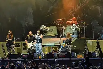 Sabaton v roce 2016 na festivalu Elbriot