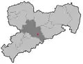 Poloha města Brand-Erbisdorf