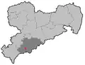 Poloha města Schwarzenberg/Erzgeb.