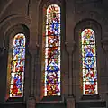 Vitráže věnované sv. Ludvíkovi