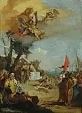 Giovanni Battista Tiepolo: Oběť Melchisedechova, asi 1740