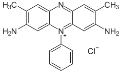 Strukturní vzorec safraninu