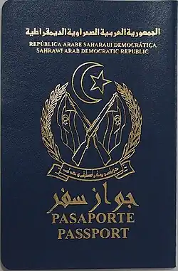 Západosaharský cestovní pas