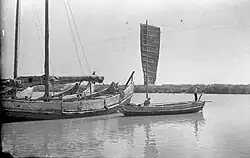 Loďky na řece Tamsui