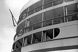 Námořníci na osobní lodi v Tokiu, 1940–1950