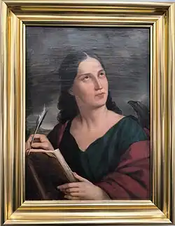 Píšící sv. Jan Evangelista