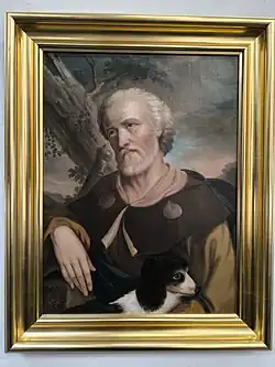 Sv. Roch jako poutník