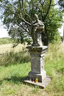 Saint Gothard statue in Sezemice 02.jpg