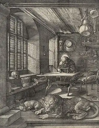 Svatý Jeroným ve studovně (Albrecht Dürer)