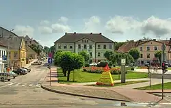 Náměstí s radnicí