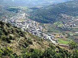 Celkový pohled na vesnici Salláma