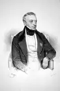 Salomon Mayer, litografie Josef Kriehuber, 1839