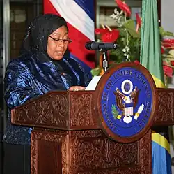 Samia Suluhu Hassanová (2011), 6. prezidentka Tanzanie