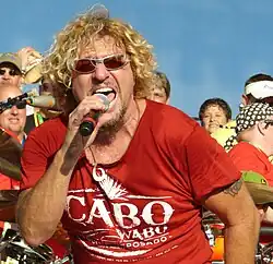 Sammy Hagar live at the Moondance Jam on July 10, 2008. Photo by Matt Becker