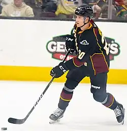 Samuel Kňažko v roce 2023 v dresu Cleveland Monsters