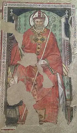 Sv. Juvenal, freska v kostele San Giovenale v Orvietu