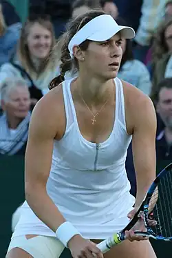 Maria Sanchezová ve Wimbledonu 2016