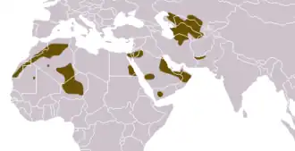 Areál rozšíření