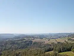 Sandberg (uprostřed), pohled z Weifbergu