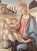 Sandro Botticelli: Maria a dva andělé