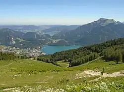 Sankt Gilgen, jezera Wolfgangsee a Mondsee a hora Schafberg