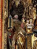 Socha z Pacherova oltáře v Skt. Wolfgangu