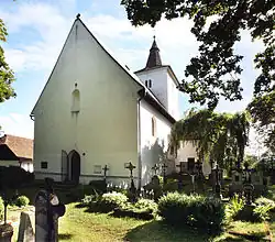 Farní kostel sv. Mořice na Mouřenci u Annína.