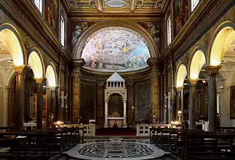 Sant'Agata dei Goti, Řím, interiér