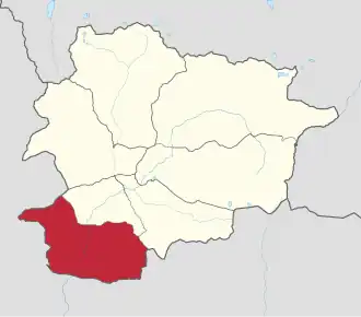 Sant Julià de Lòria v rámci Andorry