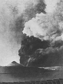 Erupce o síle VEI 6 (1902).