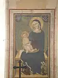 Madona na fresce v Santa Maria Arabona