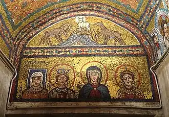 Beránek Boží, Theodora, Praxeda, P. Maria a Pudentiana